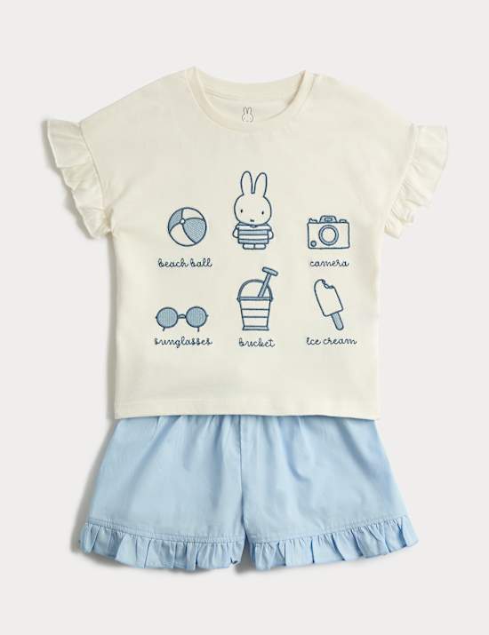 Pure Cotton Miffy&trade; Pyjamas (1-8 Yrs)
