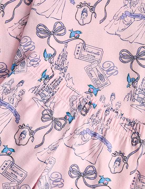 Pyjama 100 % coton &agrave; motif Disney Princess&trade; (du 1 au 8 ans)