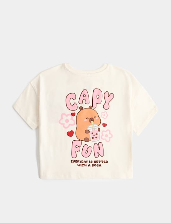 Pure Cotton Capybara Pyjamas (1-8 Yrs)