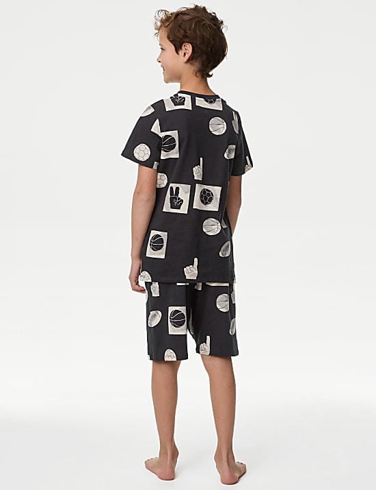 Pure Cotton Sports Pyjamas (7-14 Yrs)
