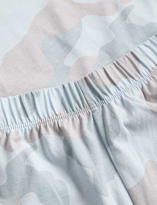 Kids' Camouflage Patterned Short Pyjamas (1-16 Yrs)