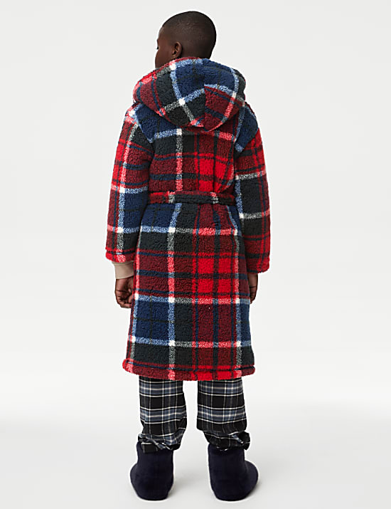 Kostkovan&yacute; župan s kapuc&iacute; (1&ndash;16&nbsp;let)