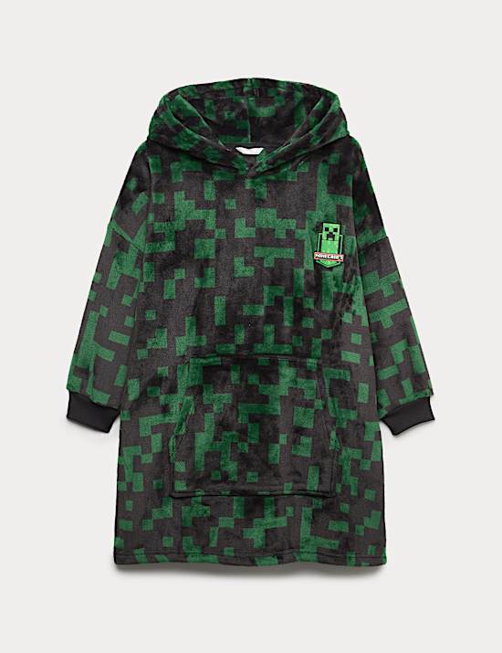 Minecraft™ Fleece Shimmer Oversized Hoodie (7-16 Yrs)