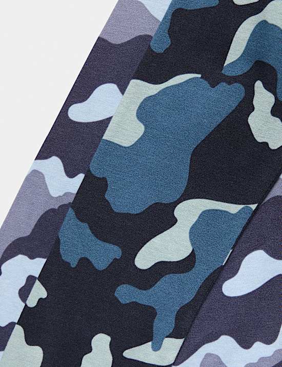 Lot de 2 ensembles pyjamas &agrave; motif camouflage (du 12 mois au 16 ans)
