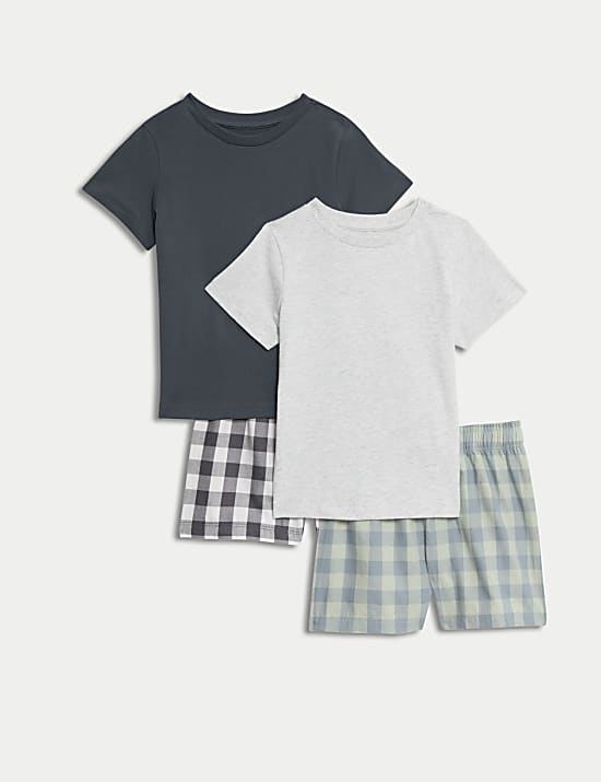 2pk Pure Cotton Pyjama Sets (3-16 Yrs)