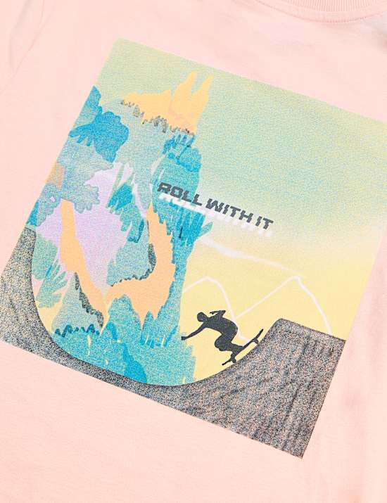 2 Pack Pure Cotton Graphic Pyjama Sets (6-16 Yrs)