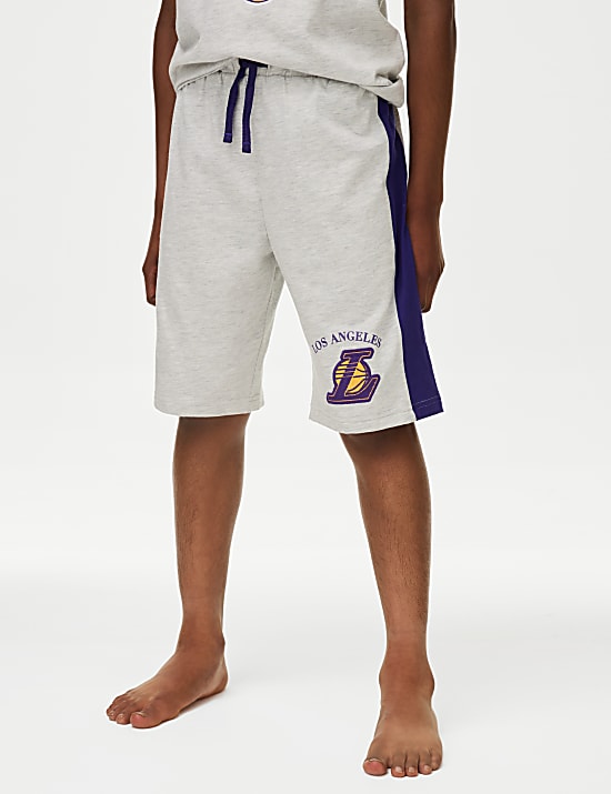 Puur katoenen NBA-pyjama met 'LA Lakers' (6-16 jaar)
