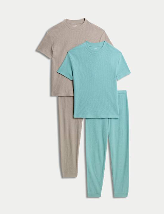 2pk Cotton-Blend Pyjama Sets (1-16 Yrs)
