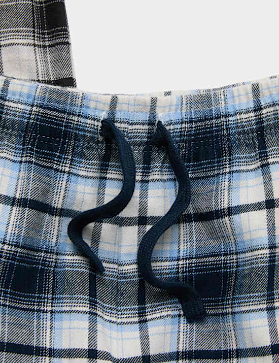 Καρό παντελόνι πιτζάμας από 100% βαμβάκι σε σετ των 2 (6 - 16 ετών)