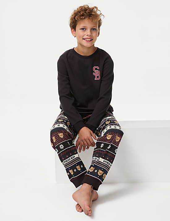 Cotton Blend Spencer Bear™ Pyjamas (1-16 Yrs)