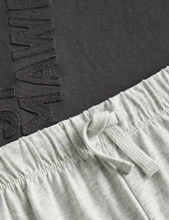 Kids 2 Pack Pure Cotton Pyjama Sets (6-16 Yrs)