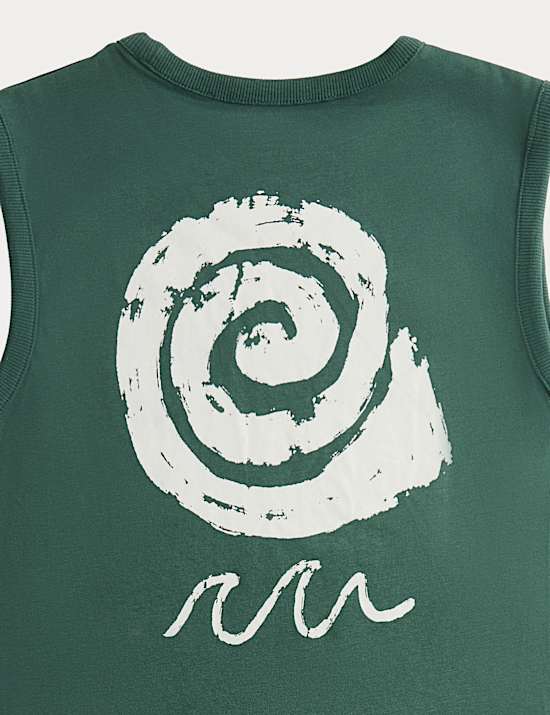 Cotton Rich Green Vest Pyjama Set (6-16 Yrs)