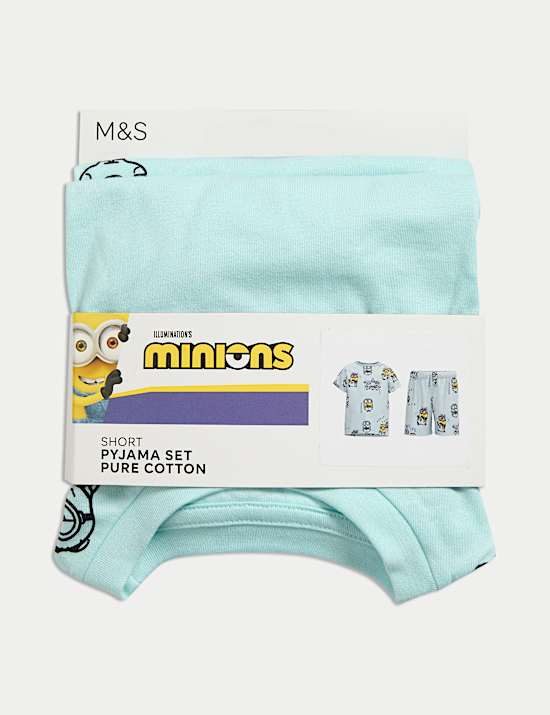 Pure Cotton Minions™ Short Pyjamas (3-16 Yrs)
