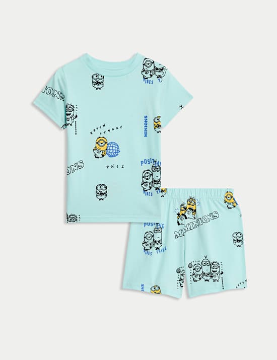 Pure Cotton Minions™ Short Pyjamas (3-16 Yrs)