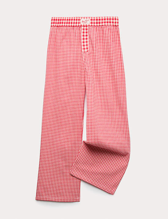 Pure Cotton Gingham Pyjama Bottoms (6-16 Yrs)
