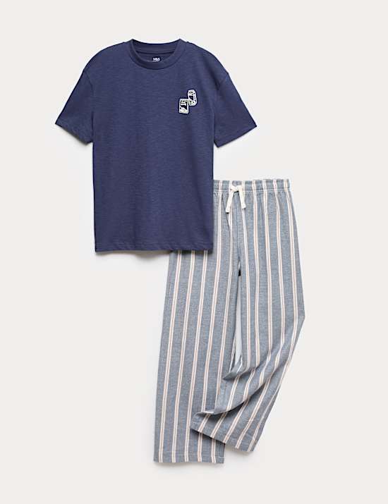 Pure Cotton Rise and Shine Pyjamas (3-16 Years)