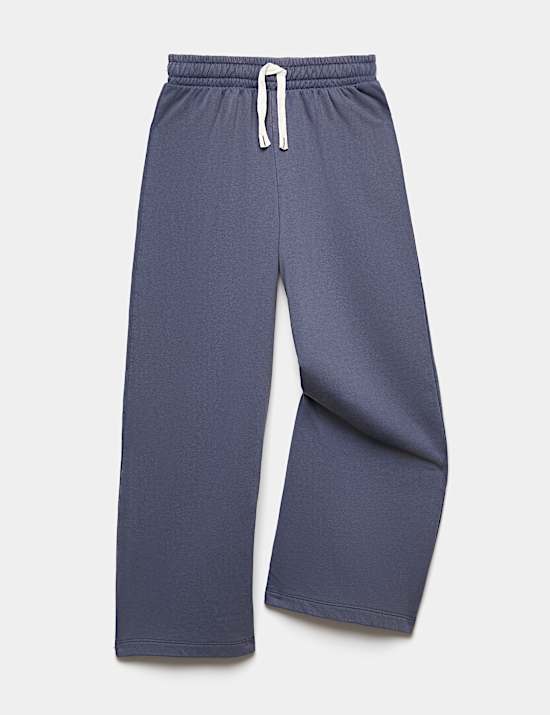 Pantalon de jogging bas pyjama en coton, aspect d&eacute;lav&eacute; &agrave; l&rsquo;acide (du 6 au 16 ans)
