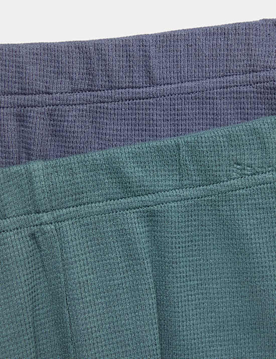 Lot de 2 ensembles pyjamas raglan en jersey (du 6 au 16 ans)