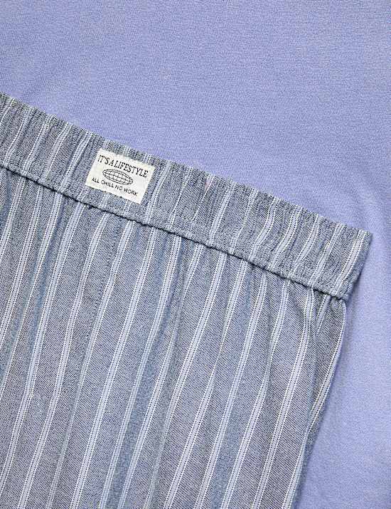 Pure Cotton Slogan Pyjamas (6-16 Yrs)