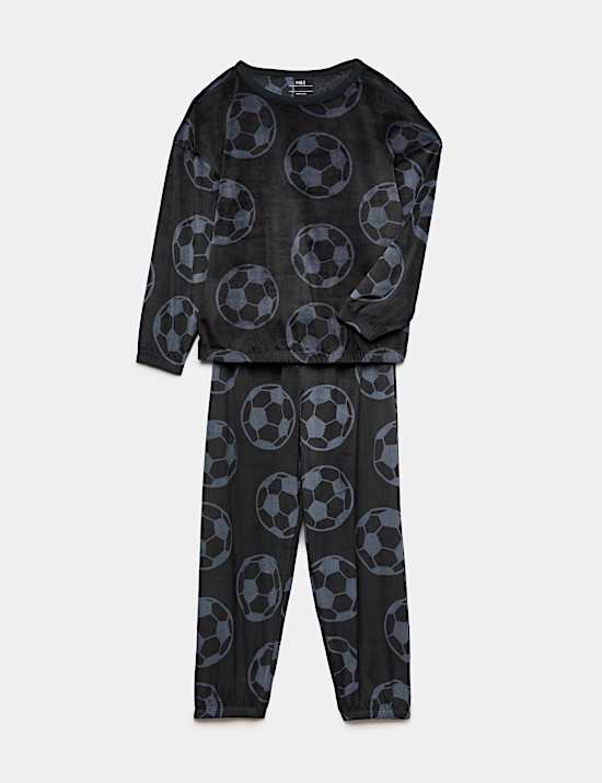 Velour Football Pyjama Set