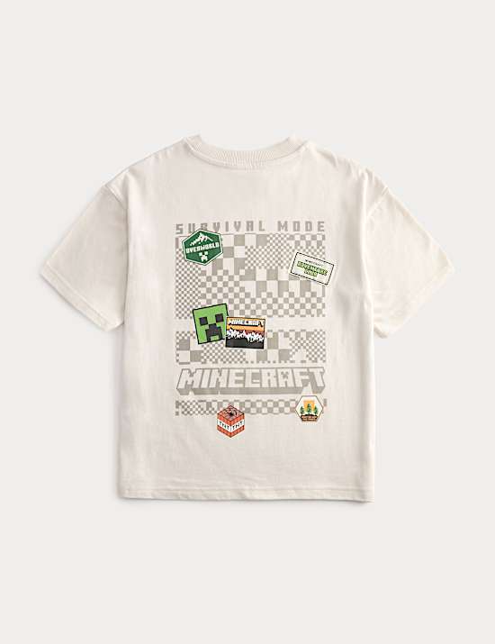 Zuiver katoenen Minecraft&trade;-pyjama (6-16 jaar)
