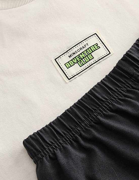 Zuiver katoenen Minecraft&trade;-pyjama (6-16 jaar)