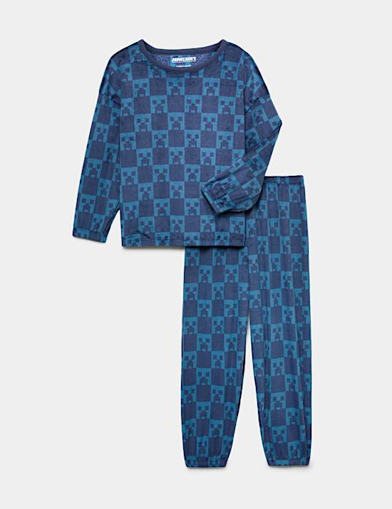 Minecraft&trade; Velour Pyjamas (3-16 Yrs)