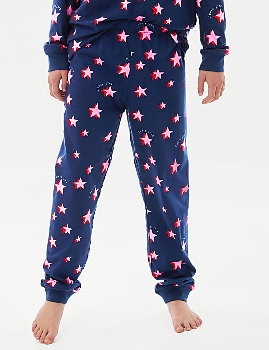 Pure Cotton Star Pyjamas (1-16 Yrs)