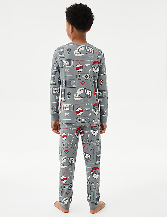 Cotton Rich Santa Gaming Pyjamas (1-16 Yrs)