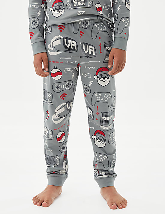 Cotton Rich Santa Gaming Pyjamas (1-16 Yrs)