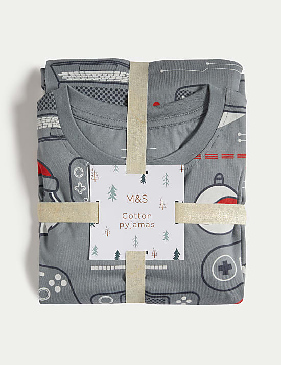 Cotton Rich Santa Gaming Pyjamas (1-16 Yrs)