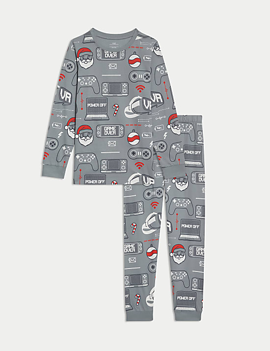 Cotton Rich Santa Gaming Pyjamas (1-16 Yrs)