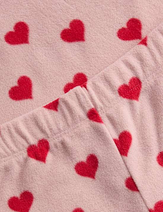 Kids' Heart Print Pyjamas (1-16 Yrs)