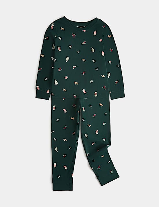 Kids' Patterned Christmas Pyjamas (1-16 Yrs)