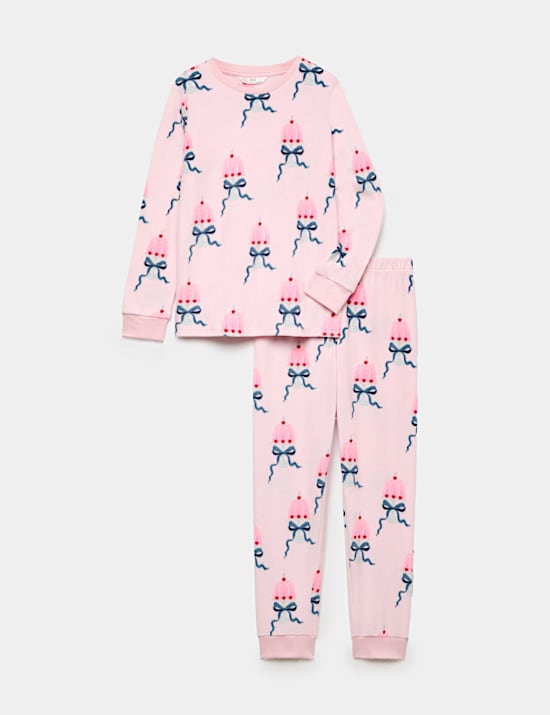 Graphic Fleece Pyjama Set