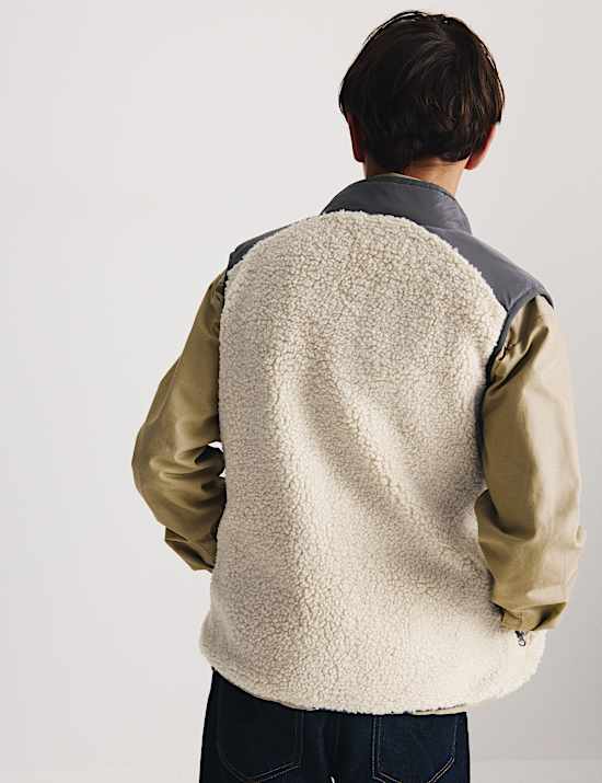 Gilet aus Teddy-Fleece (6&ndash;16 J.)