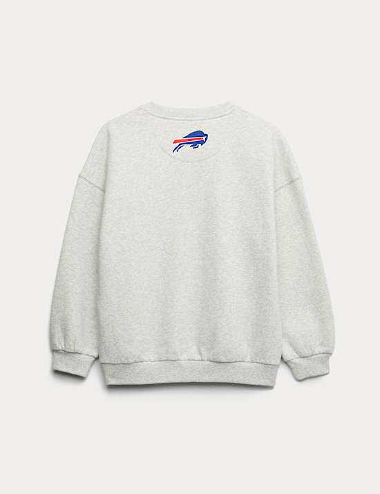 Cotton Rich NFL Buffalo Bills Sweatshirt (6-16 Yrs)