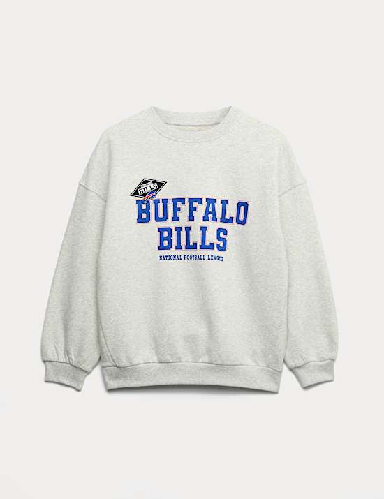 Cotton Rich NFL Buffalo Bills Sweatshirt (6-16 Yrs)