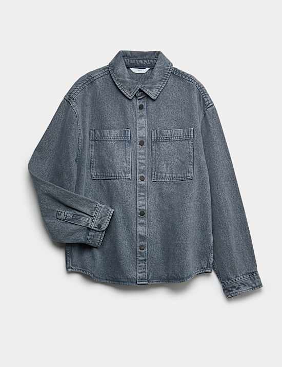 Pure Cotton Denim Shirt (6-16 Yrs)