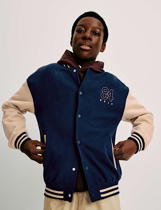 Cotton Rich Bomber Jacket (6-16 Yrs)