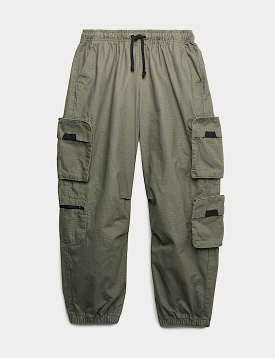 Pantalon cargo 100 % coton indéchirable (du 6 au 16 ans)