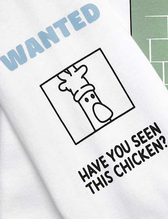 Zuiver katoenen top met Wallace And Gromit&trade;-graphic (6-16 jaar)