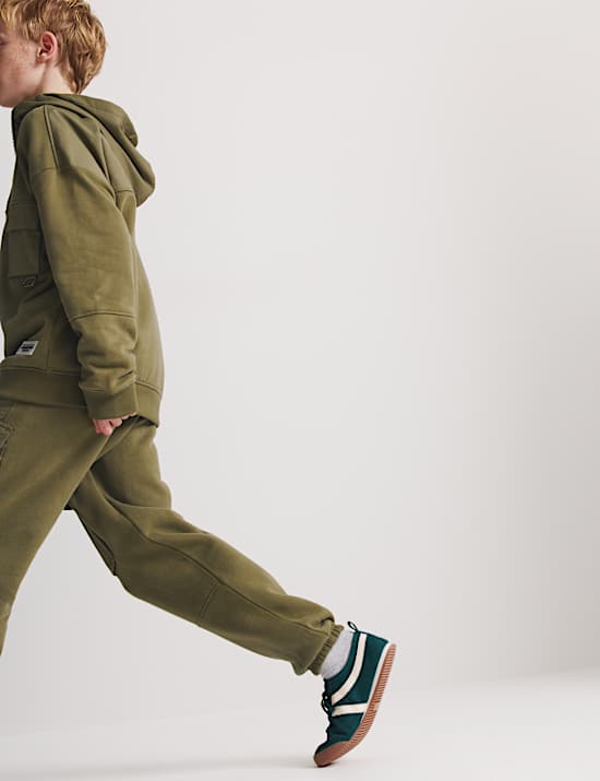 Cotton Rich Ripstop Cargo Joggers (6-16 Yrs)