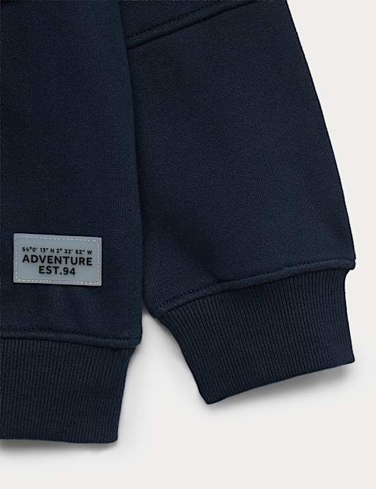 Cotton Rich Zip Hoodie (6-16 Yrs)