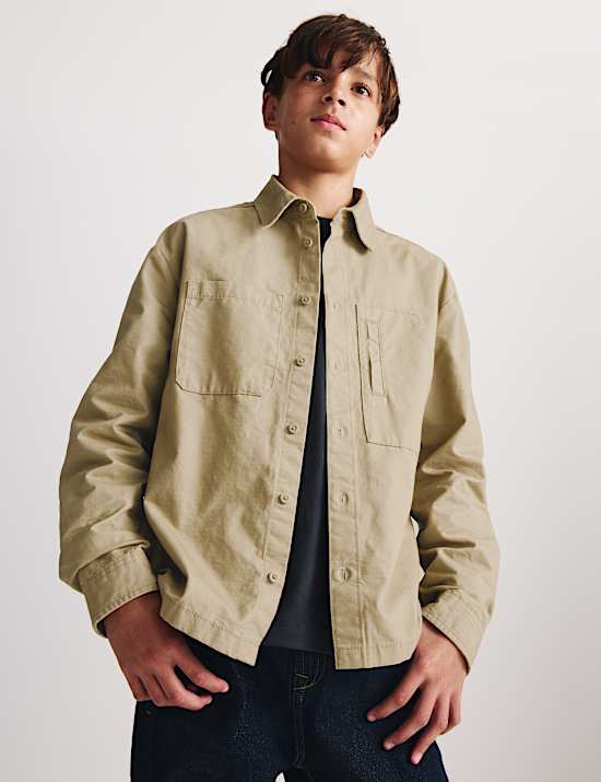 Pure Cotton Shirt (6-16 Years)