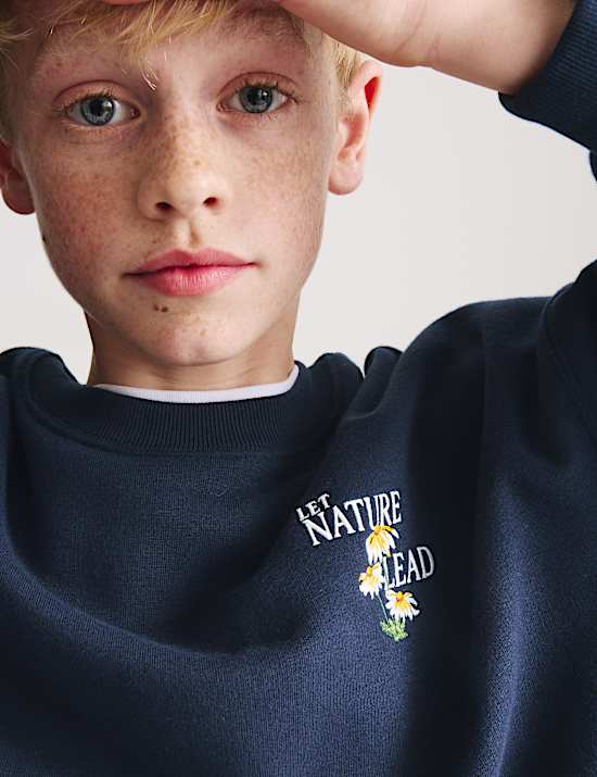 Cotton Rich Graphic Sweatshirt (6-16 Years)