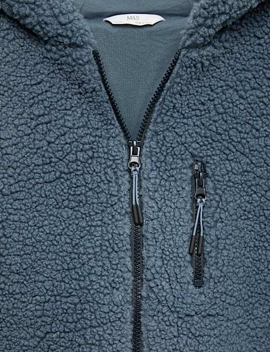 Borg Zip Hoodie (6-16 Yrs)