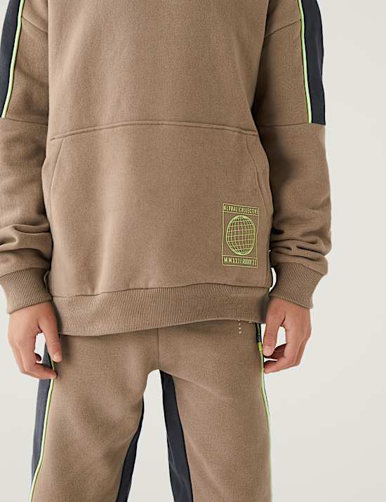 Hoodie Bahan Katun (6-16 Tahun)