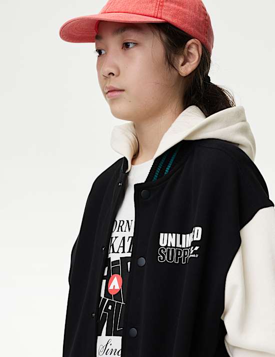 Φούτερ με κουκούλα και σχέδιο Unlimited Supply (6-14 ετών)