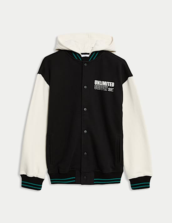 Φούτερ με κουκούλα και σχέδιο Unlimited Supply (6-14 ετών)